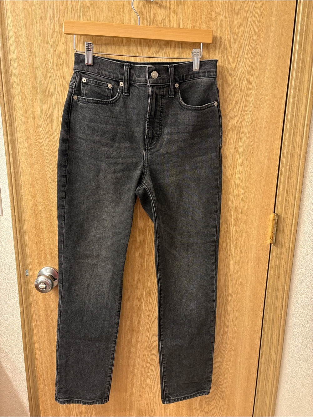 Madewell Washed Black High-Rise Jeans